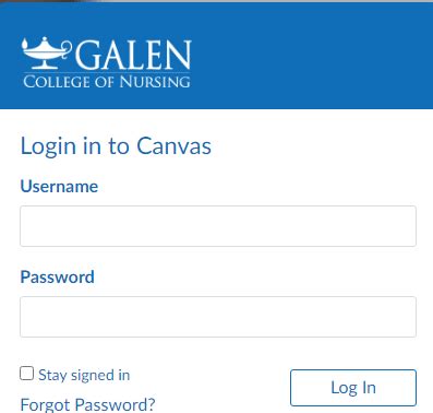 The search did not match any FAQs. . Galen college of nursing student portal canvas login